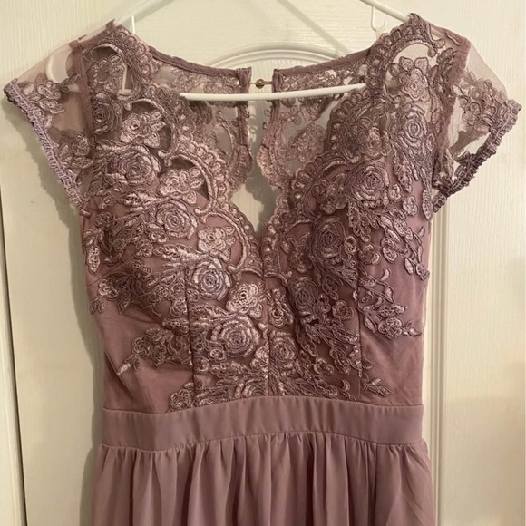Mauve Formal Dress, Size Medium - Picture 2 of 5